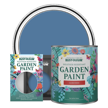 Garden Paint, Gloss Finish - BLUE SILK