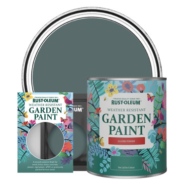 Garden Paint, Gloss Finish - DEEP SEA