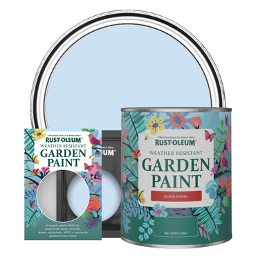 Garden Paint, Gloss Finish - POWDER BLUE