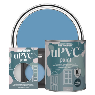 uPVC Paint, Satin Finish - CORNFLOWER BLUE