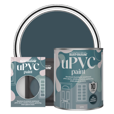 uPVC Paint, Satin Finish - EVENING BLUE