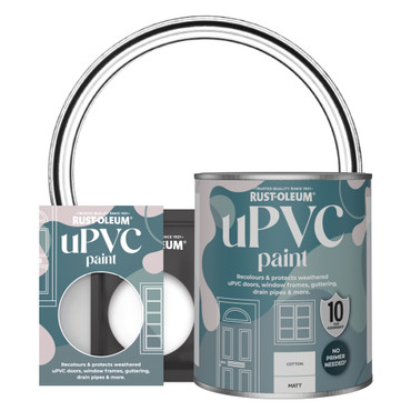 uPVC Paint, Matt Finish - Cotton (White)