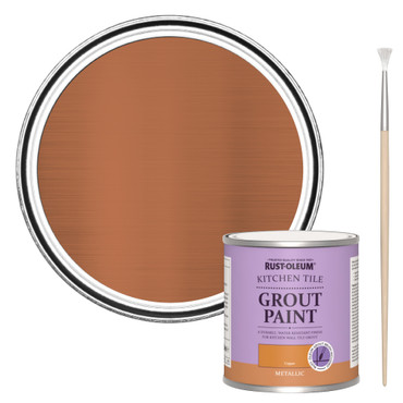 Kitchen Grout Paint - Metallic Copper 250ml