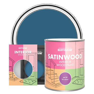 Interior Wood Paint, Satinwood - Cobalt