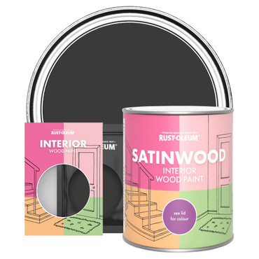 Interior Wood Paint, Satinwood - Dark Magic