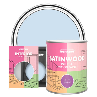 Interior Wood Paint, Satinwood - Powder Blue