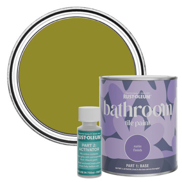 Bathroom Tile Paint, Satin Finish - Pickled Olive 750ml