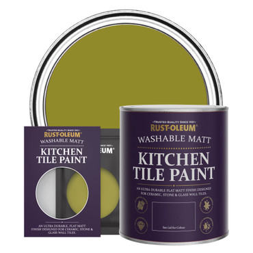 Kitchen Tile Paint, Matt Finish - Pickled Olive