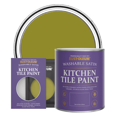 Kitchen Tile Paint, Satin Finish - Pickled Olive