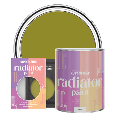 Radiator Paint, Matt Finish - Pickled Olive