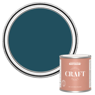 Premium Craft Paint - Commodore Blue 250ml