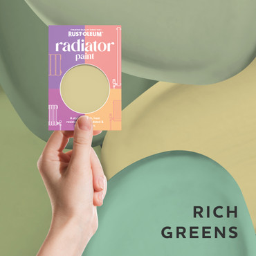 Radiator Paint Samples - Rich Greens Tester Box