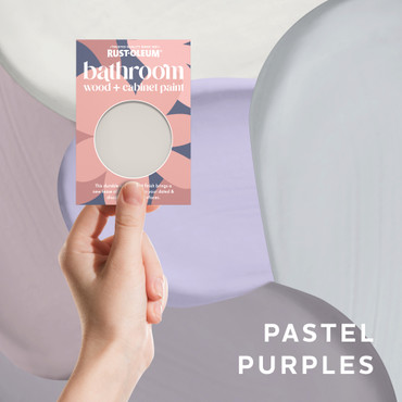 Bathroom Wood & Cabinet Paint Samples - Pastel Purples Tester Box