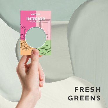 Interior Wood Paint Samples - Fresh Greens Tester Box