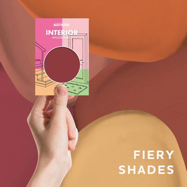 Interior Wood Paint Samples - Fiery Shades Tester Box