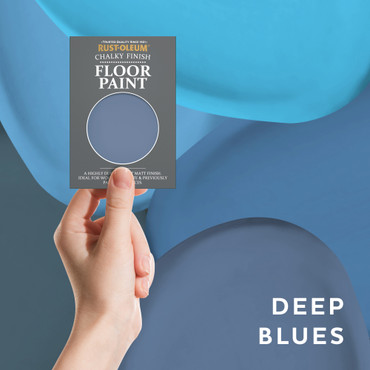 Floor (Wood & Concrete) Paint Samples - Deep Blues Tester Box