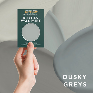 Kitchen Wall & Ceiling Paint Samples - Dusky Greys Tester Box