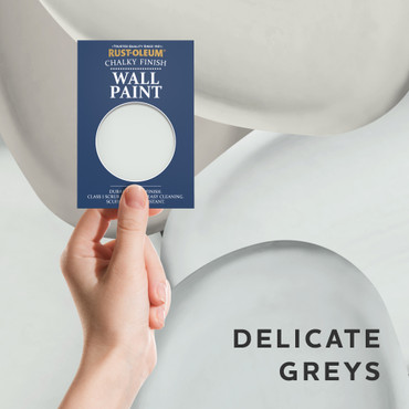 Wall & Ceiling Chalky Finish Paint Samples - Delicate Greys Tester Box