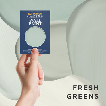 Wall & Ceiling Chalky Finish Paint Samples - Fresh Greens Tester Box