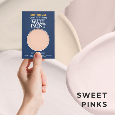 Wall & Ceiling Chalky Finish Paint Samples - Sweet Pinks Tester Box