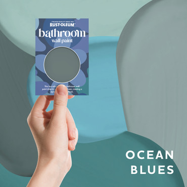 Bathroom Wall & Ceiling Paint Samples - Ocean Blues Tester Box