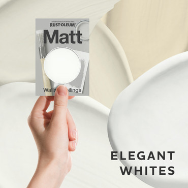 Wall & Ceiling Matt Emulsion Paint Samples - Elegant Whites Tester Box