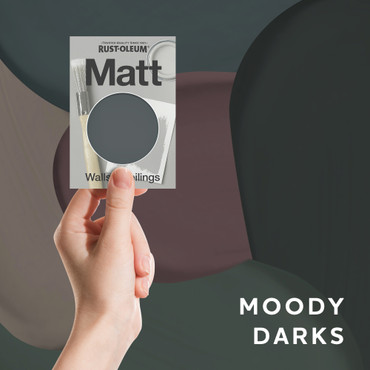 Wall & Ceiling Matt Emulsion Paint Samples - Moody Darks Tester Box