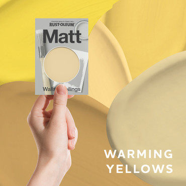 Wall & Ceiling Matt Emulsion Paint Samples - Warming Yellows Tester Box