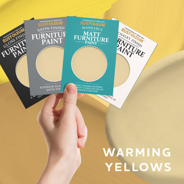 Furniture Paint Samples - Warming Yellows Tester Box