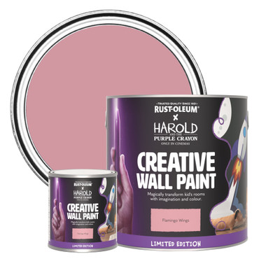 Creative Wall Paint - Flamingo Wings