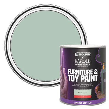 Furniture & Toy Paint, Matt Finish - Mint Icecream 750ml