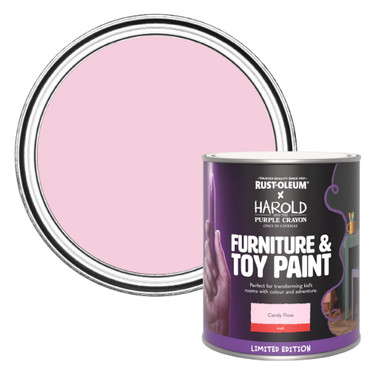 Furniture & Toy Paint, Matt Finish - Candy Floss 750ml