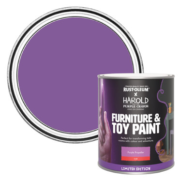 Furniture & Toy Paint, Matt Finish - Purple Propeller 750ml