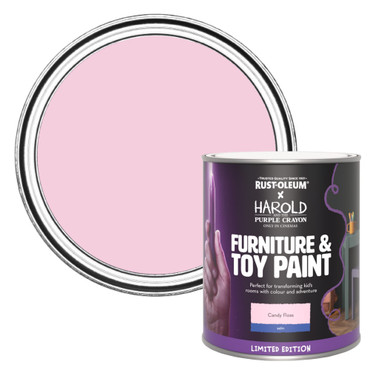 Furniture & Toy Paint, Satin Finish - Candy Floss 750ml