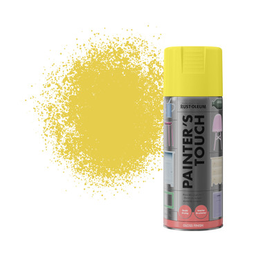 Painter's Touch Spray Paint, Gloss Finish - Sun Yellow 400ml