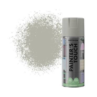 Painter's Touch Spray Paint, Satin Finish - Stone Grey 400ml