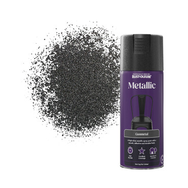 Metallic Spray Paint - Gunmetal 400ml