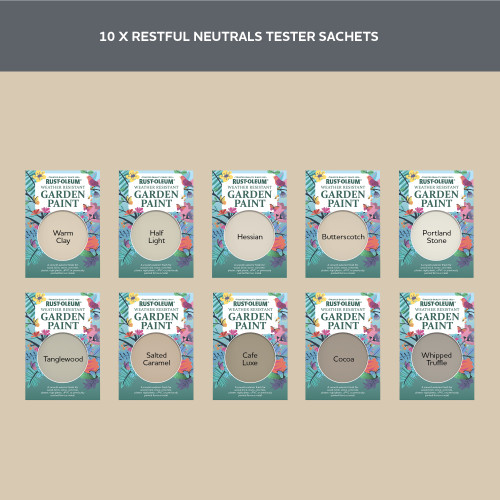 Garden Paint Samples - Restful Neutrals Tester Box