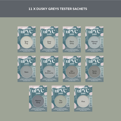 uPVC Paint Samples - Dusky Greys Tester Box