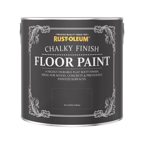 Floor Wood & Concrete Paint, Chalky Finish - DEEP SEA