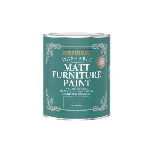 Matt Furniture Paint - NATURAL CHARCOAL (BLACK)