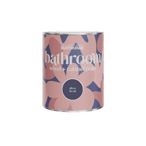 Bathroom Wood & Cabinet Paint, Gloss Finish - EVENING BLUE