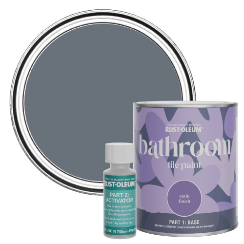 Bathroom Tile Paint, Satin Finish - Seascape 750ml Bathroom Tile Paint, Satin Finish - Seascape 750ml