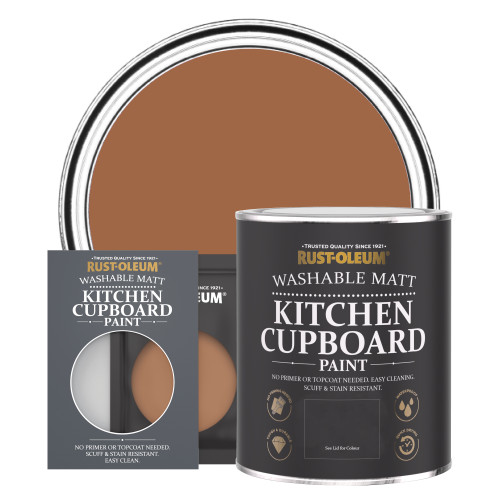 Kitchen Cupboard Paint, Matt Finish - Cinnamon