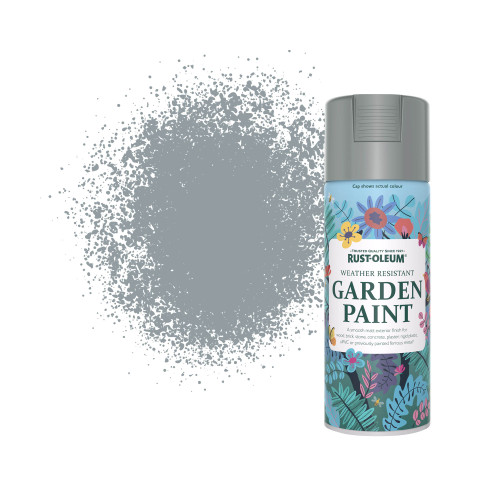 Rust-Oleum Grey Matt Garden Spray Paint in a - Anthracite 400ml
