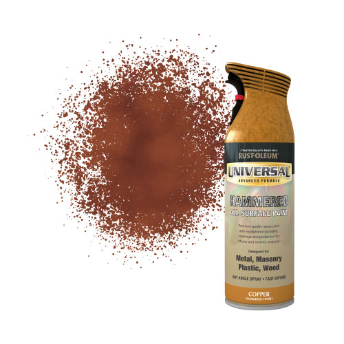 Universal All-Surface Hammered Finish Spray Paint Copper - 400ml