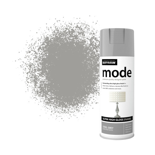Mode Ultra High Gloss Spray Paint - Steel 400ml