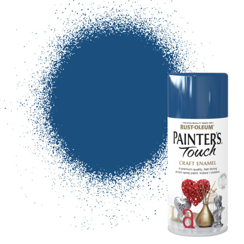 Painter's Touch Craft Enamel Spray Paint, Gloss Finish - Ocean Blue 150ml