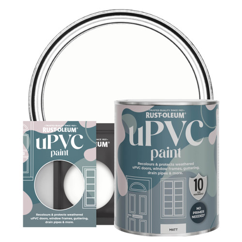 uPVC Paint, Matt Finish - CHALK WHITE