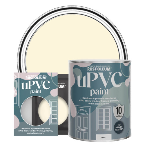uPVC Paint, Matt Finish - CLOTTED CREAM